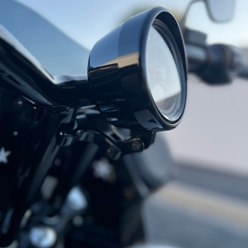 Softail Round Gauge Relocation Mount