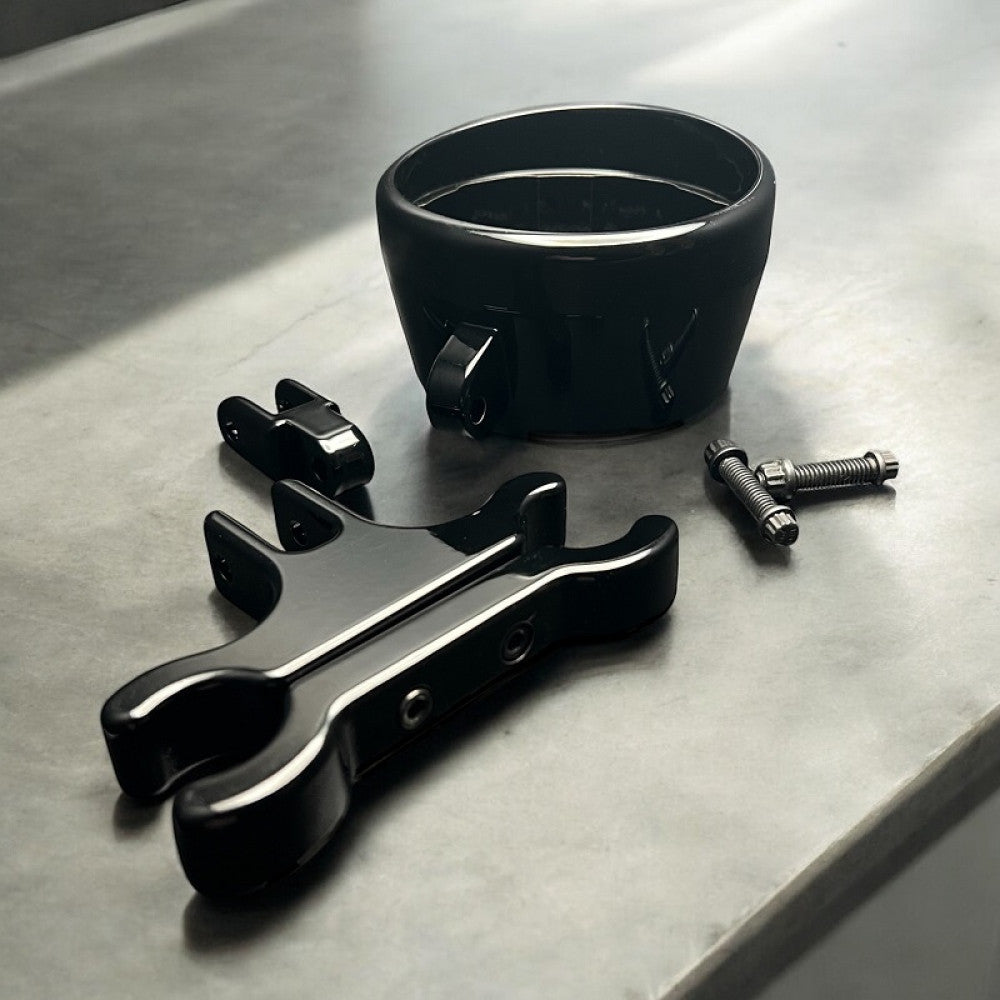 Softail Round Gauge Relocation Mount