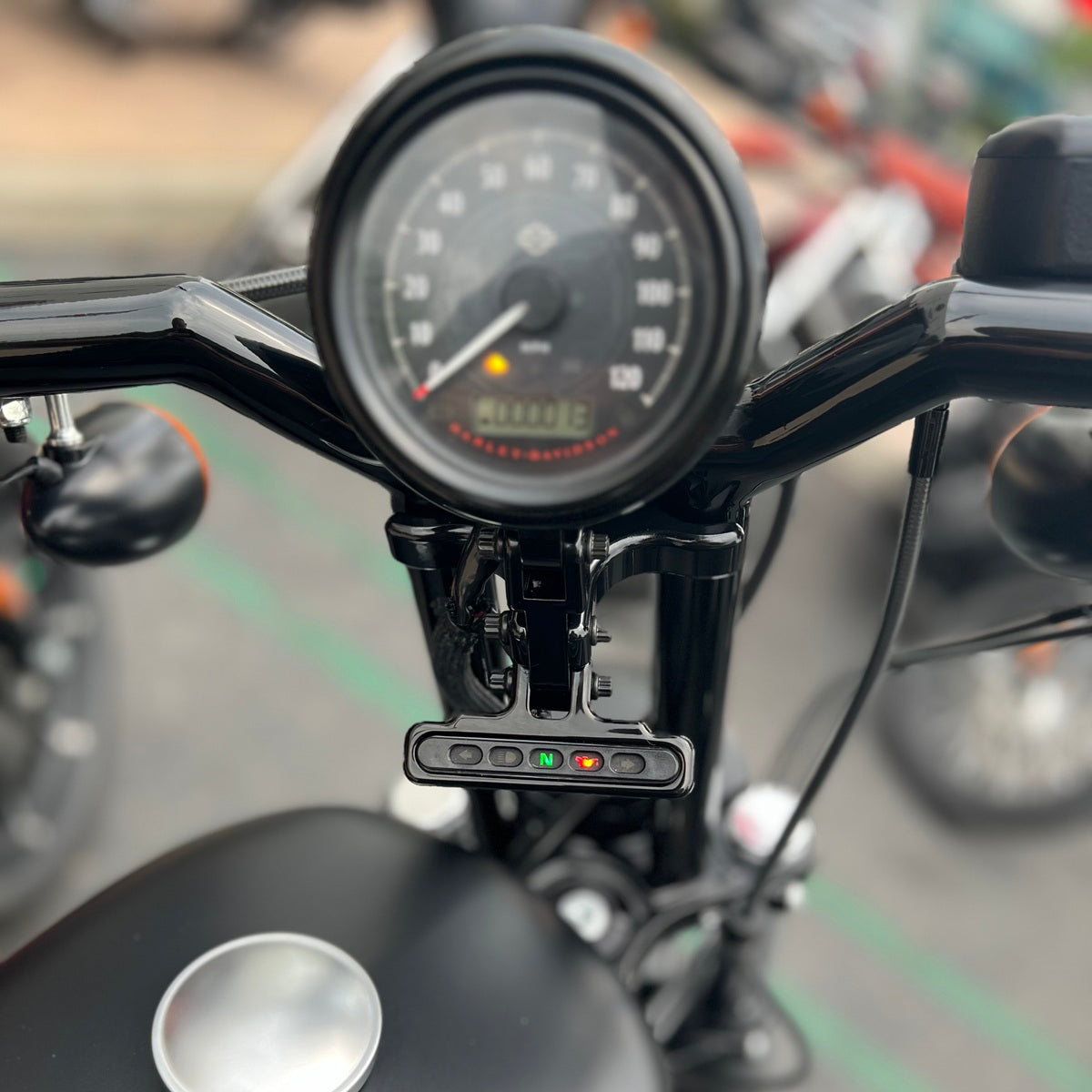 Image of Sporty Gauge Relocation Mount for T-Bars & Risers